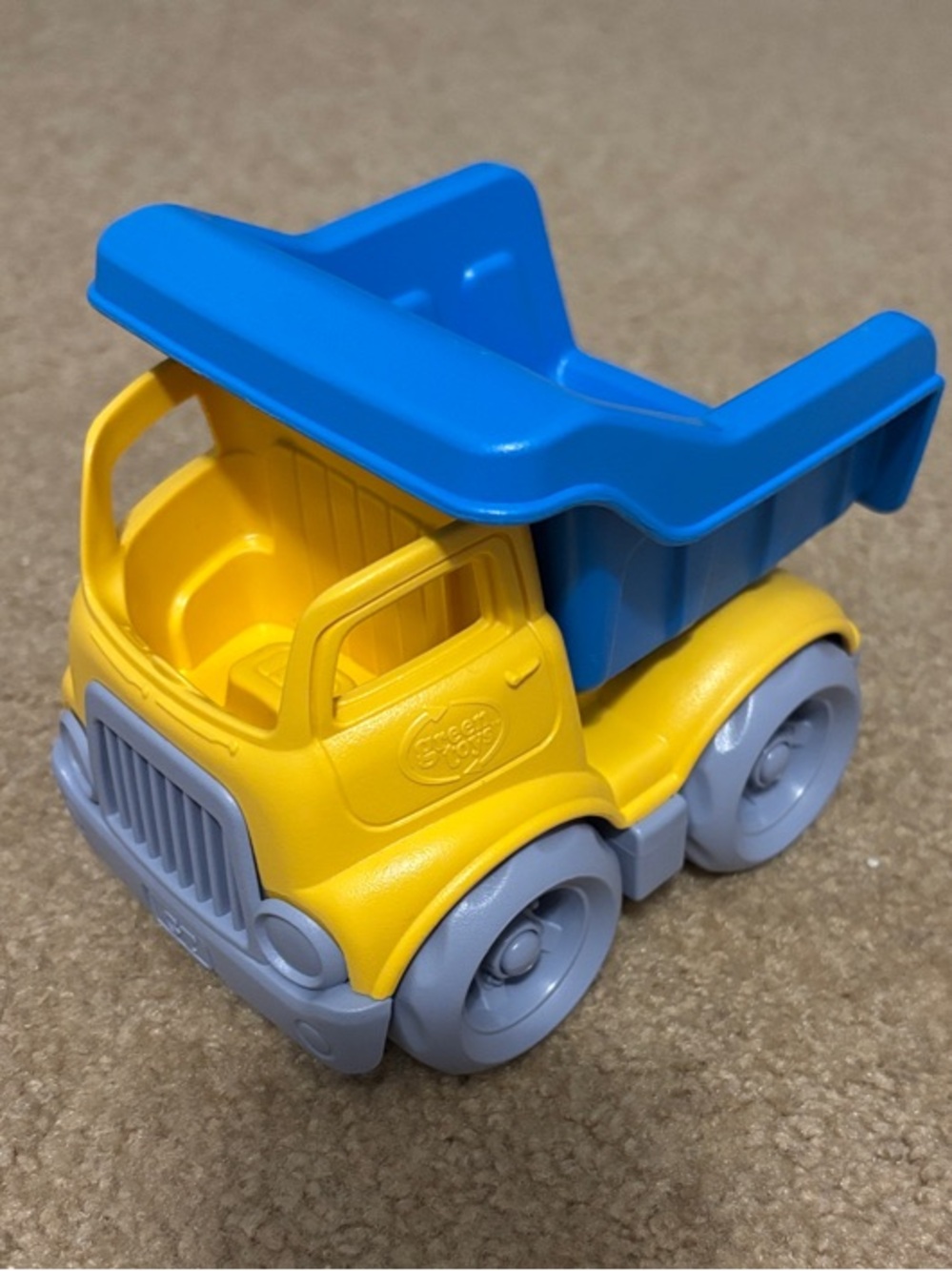 Green Toys Dumper Blue & Yellow Kids Dump Truck Toy by